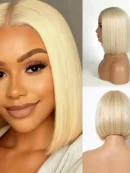 12-inch Light Golden Short Bob Wig - Body Suitable for Cosplay