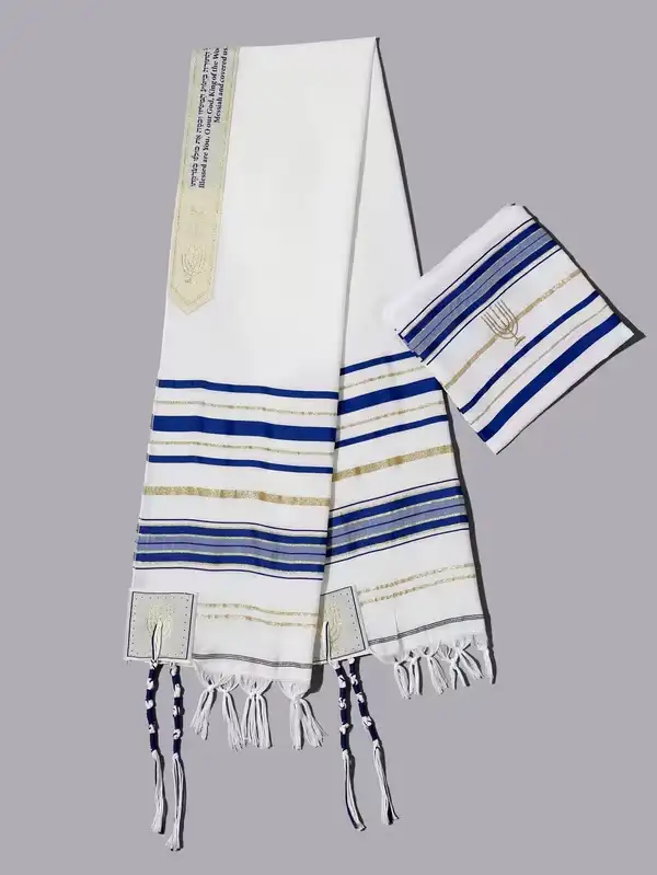1pc Candlestick Prayer Shawl Morning Prayer Shawl Prayer Scarf