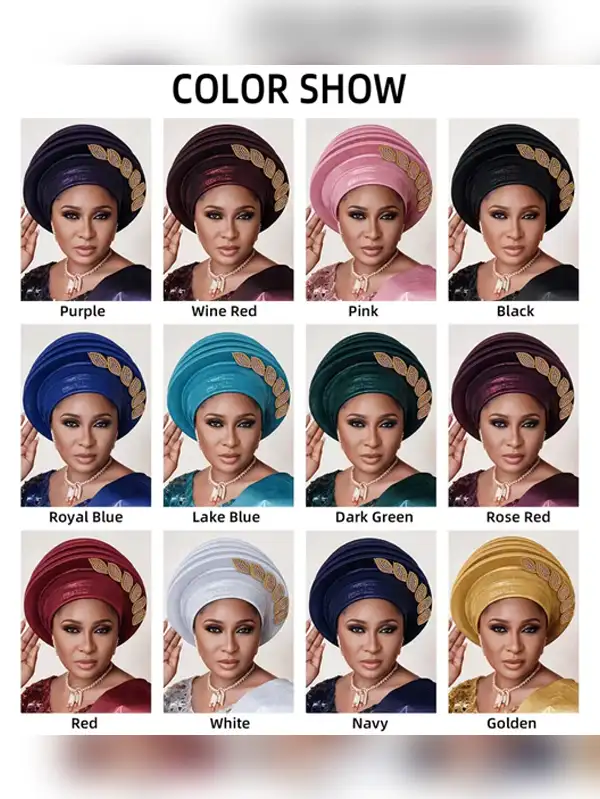 1pc, Fashionable Solid-color Shiny Fabric Plastic-rimmed Hat, for Women - Image 4
